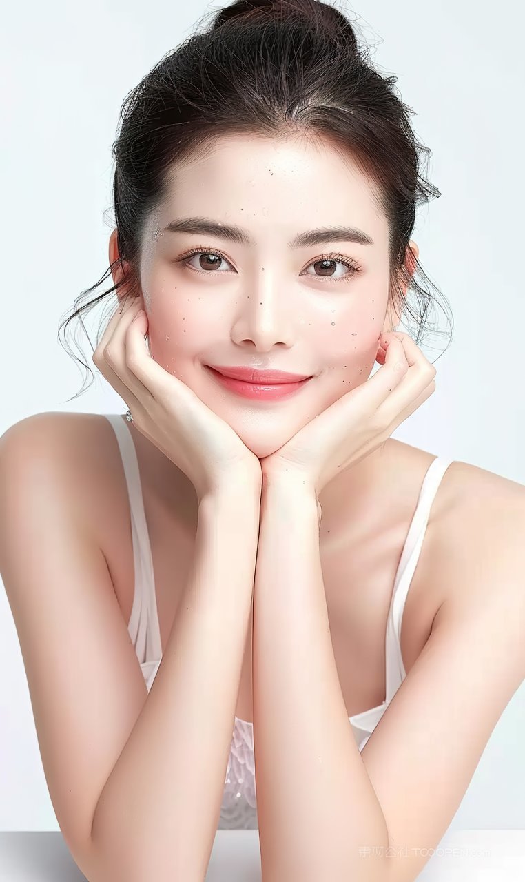 高雅端庄美女美白时尚彩妆青春魅力女性美容