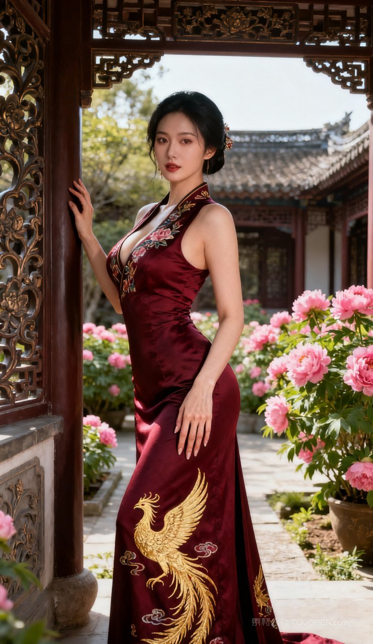 性感美艳古风丰腴汉服美女女性