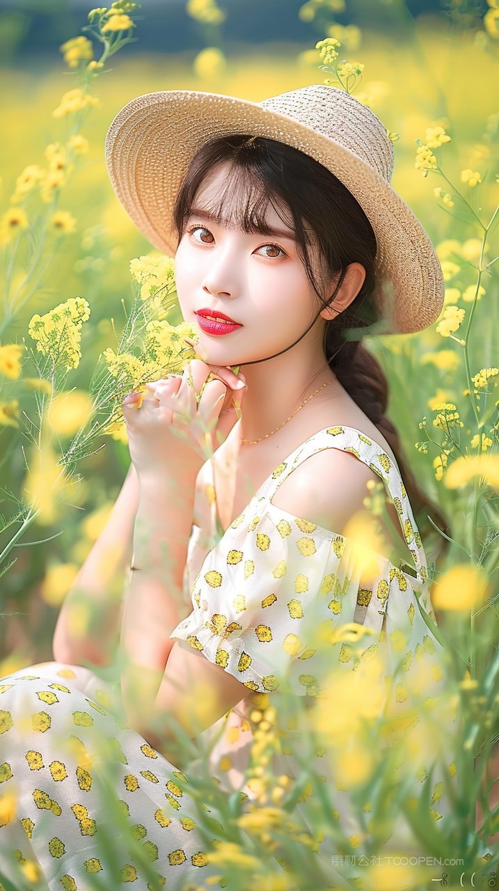 写真模特甜美美女年轻少女清纯