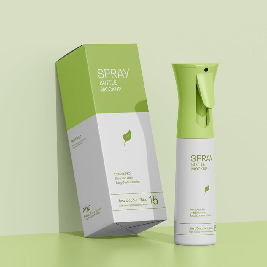 洗手液瓶和盒子样机