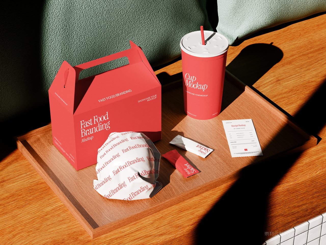 西餐快餐包装样机