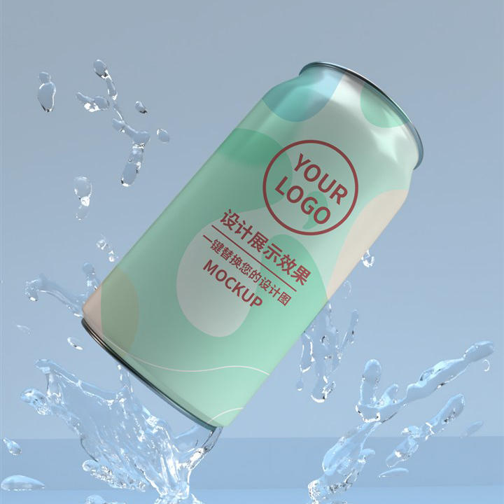 清凉易拉罐样机