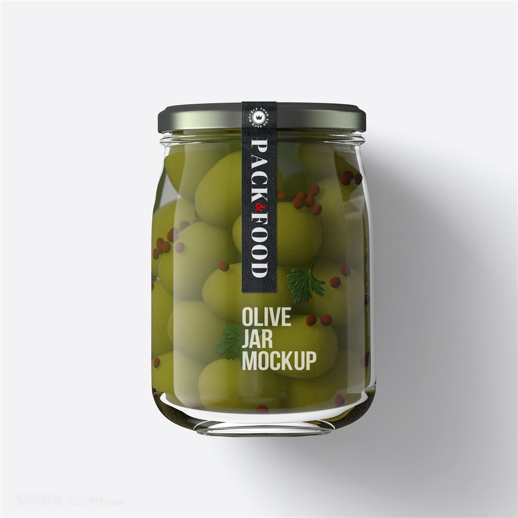 玻璃密封瓶罐头瓶包装样机