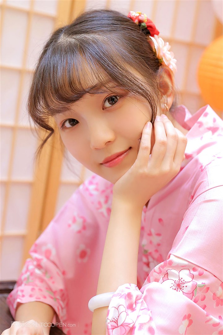 超清极品清纯和服女生写真