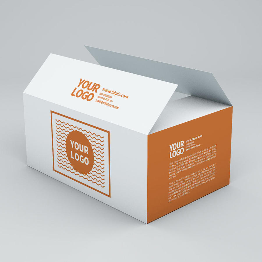 纸箱纸盒快递盒样机