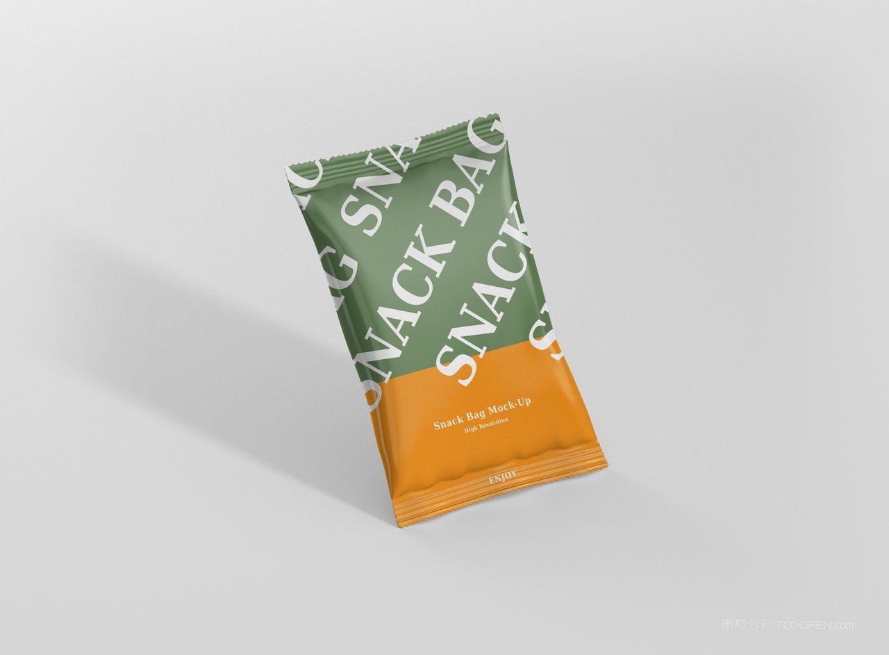 食品塑料包装样机psd
