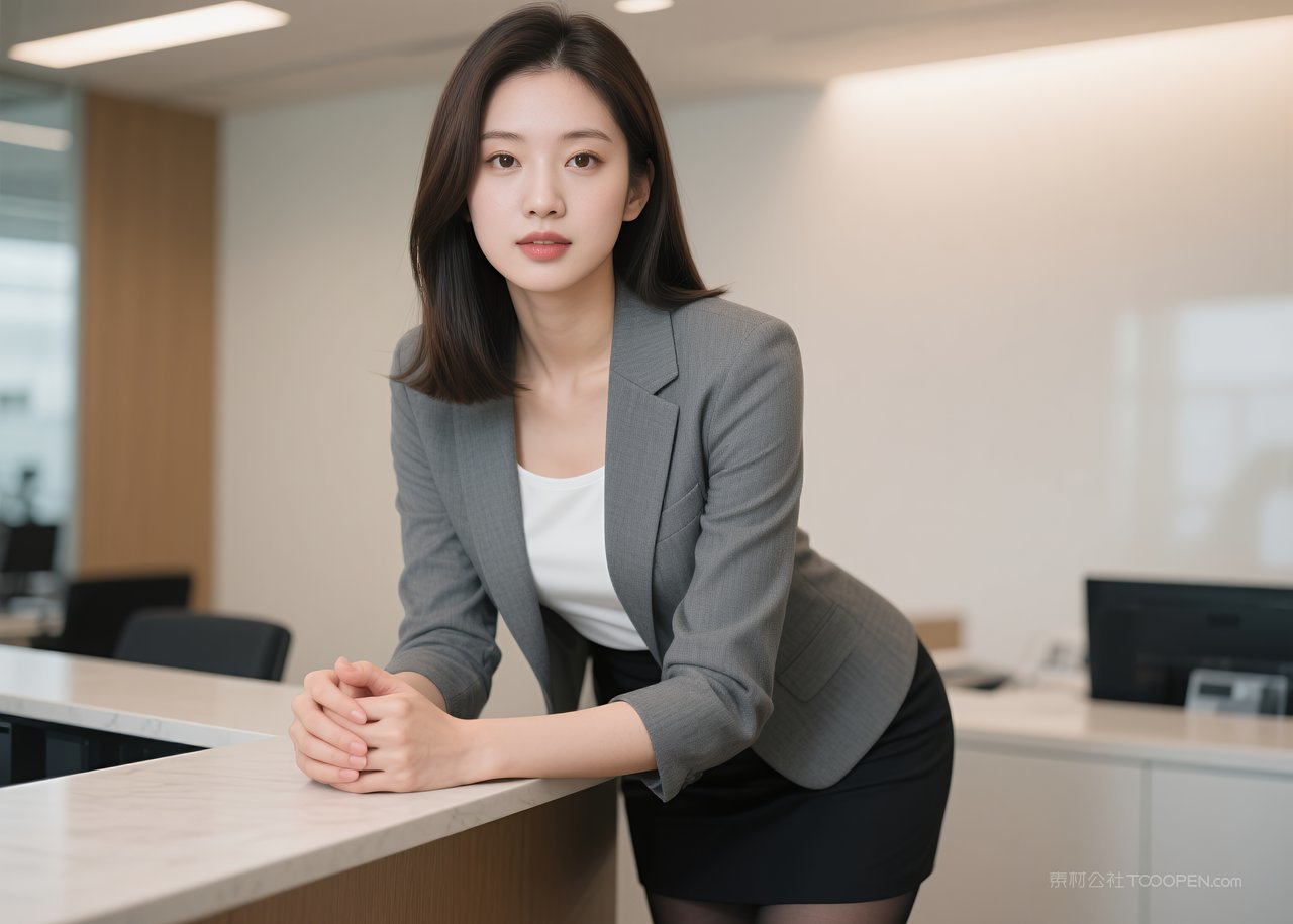 性感丝袜模特短裙美腿美女写真职业女性