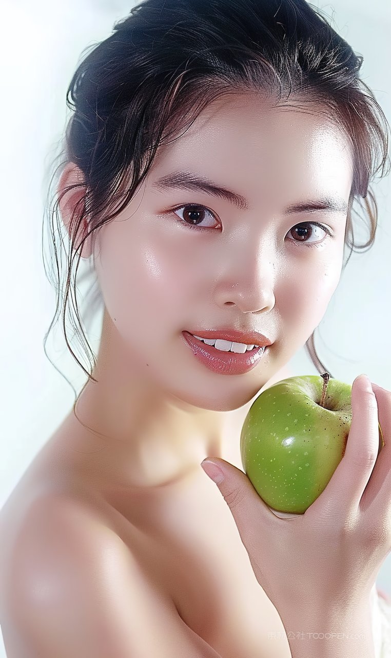 少女气质女性高雅护肤美妆魅力迷人美白