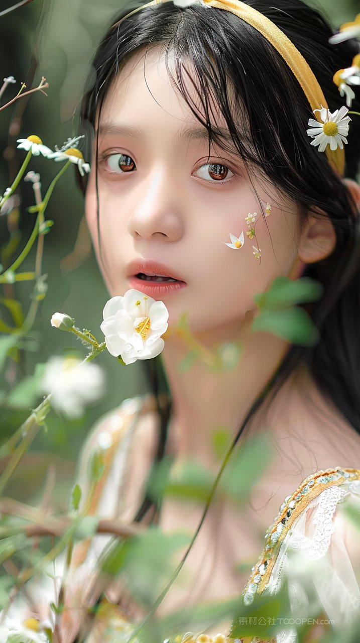 年轻清纯美女模特写真少女