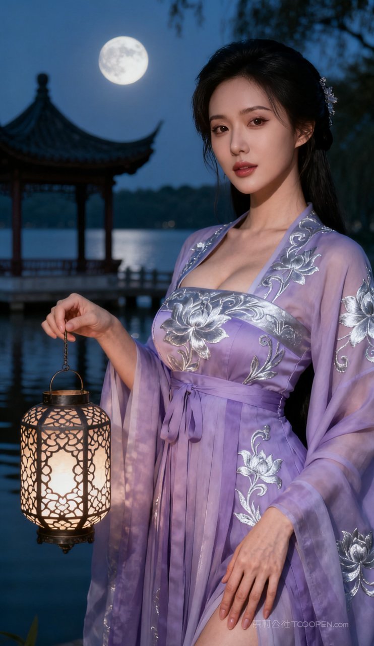 古风性感女性汉服丰腴美艳美女