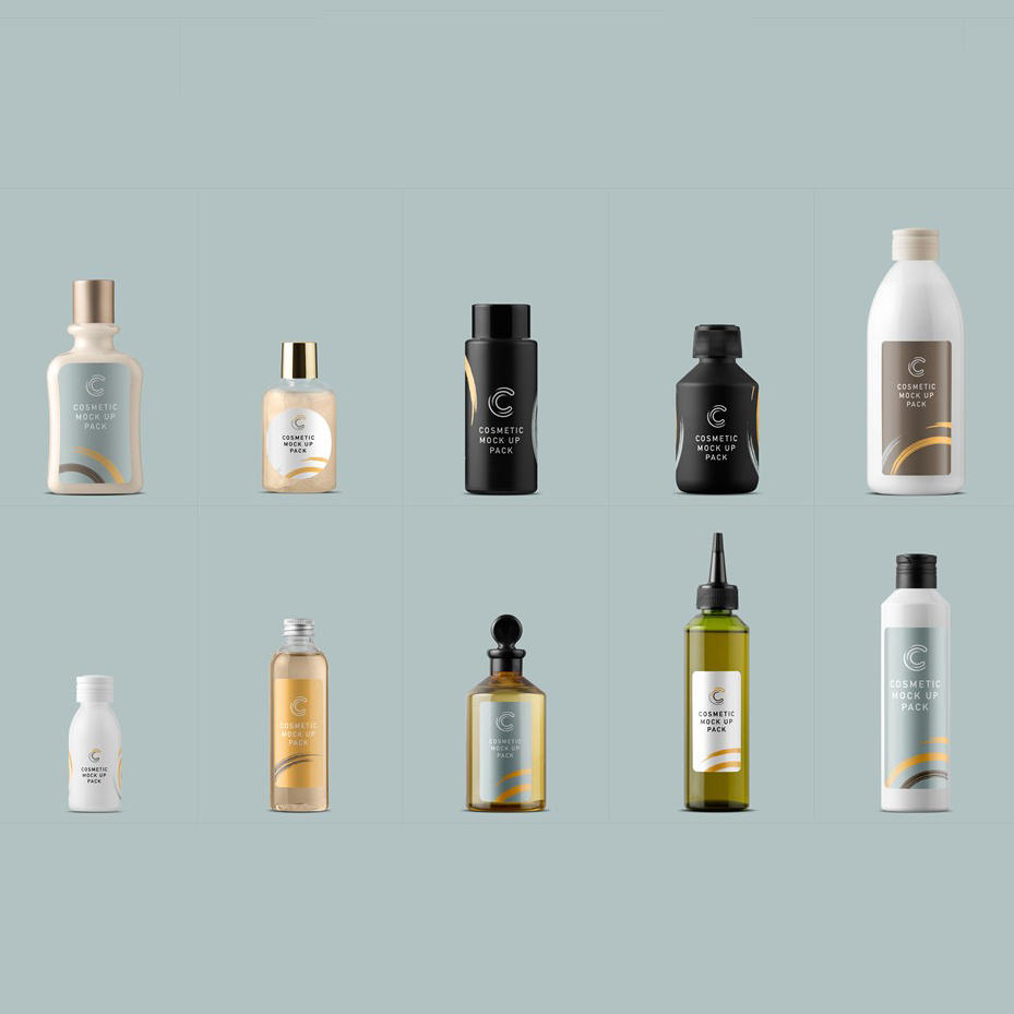 高端化妆品滴管瓶膏霜瓶包装样机