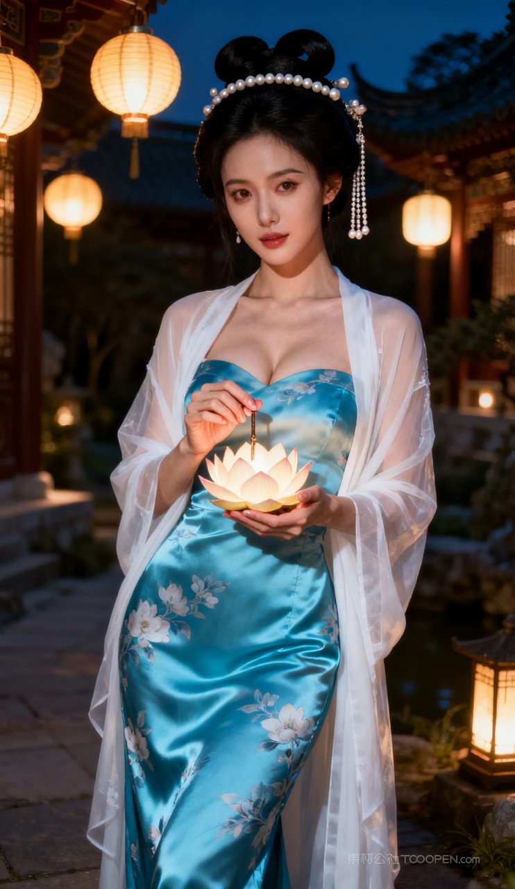 写真美艳美女性感汉服丰腴古风女性