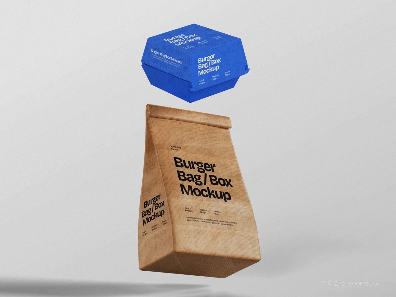 汉堡包装样机