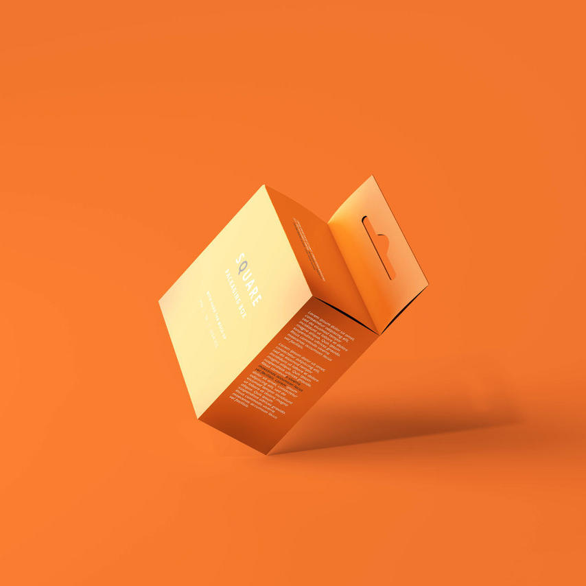 挂耳式产品纸盒样机