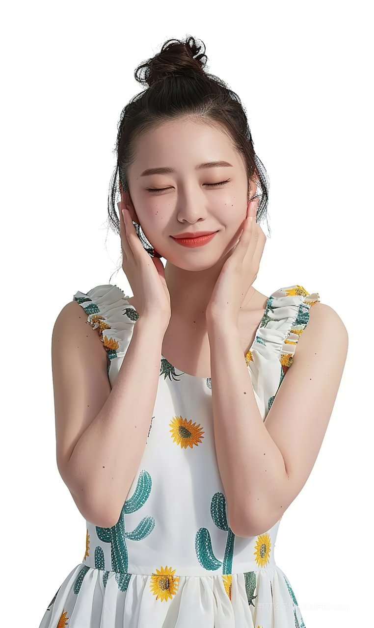 美容盛装美女优美魅力清纯少女彩妆时尚