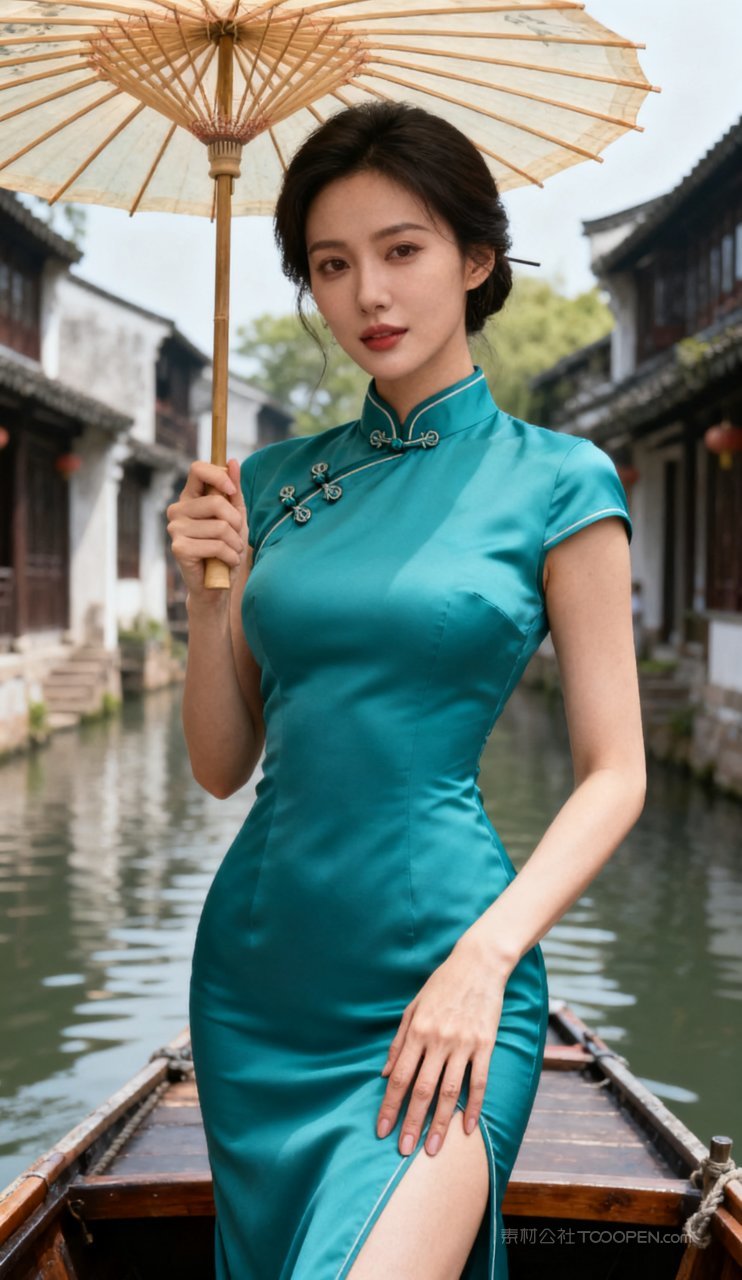 妩媚美女性感国风少女大胸汉服美艳古风