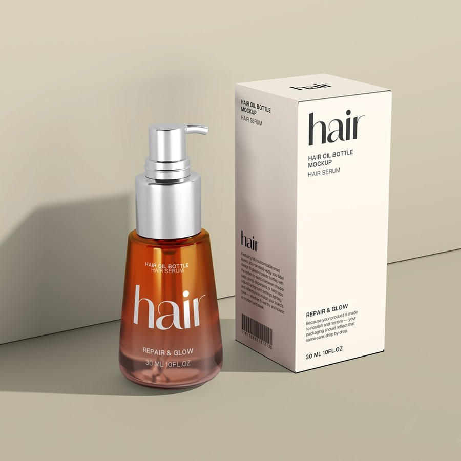 发油瓶包装样机