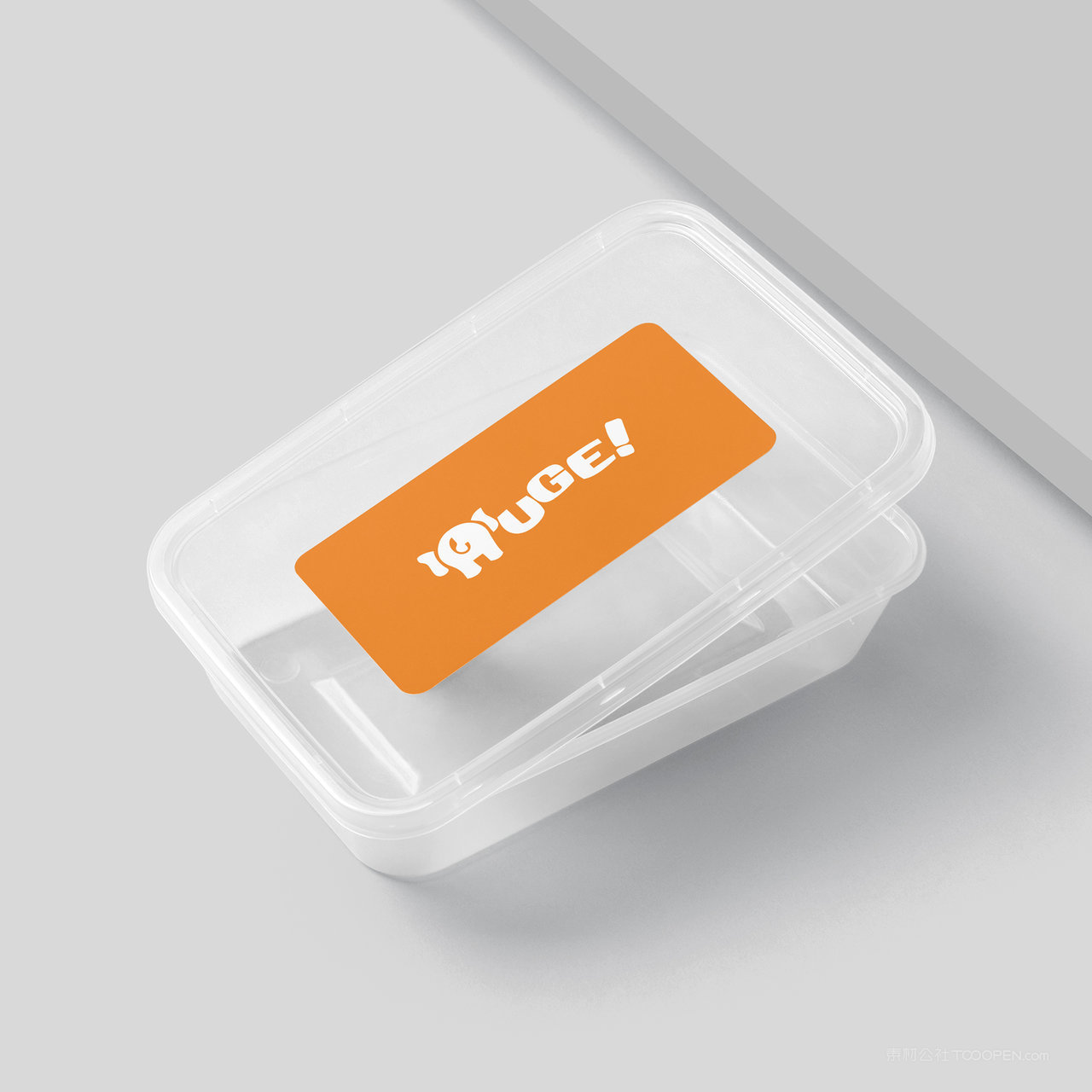 外卖打包盒便当盒贴图样机