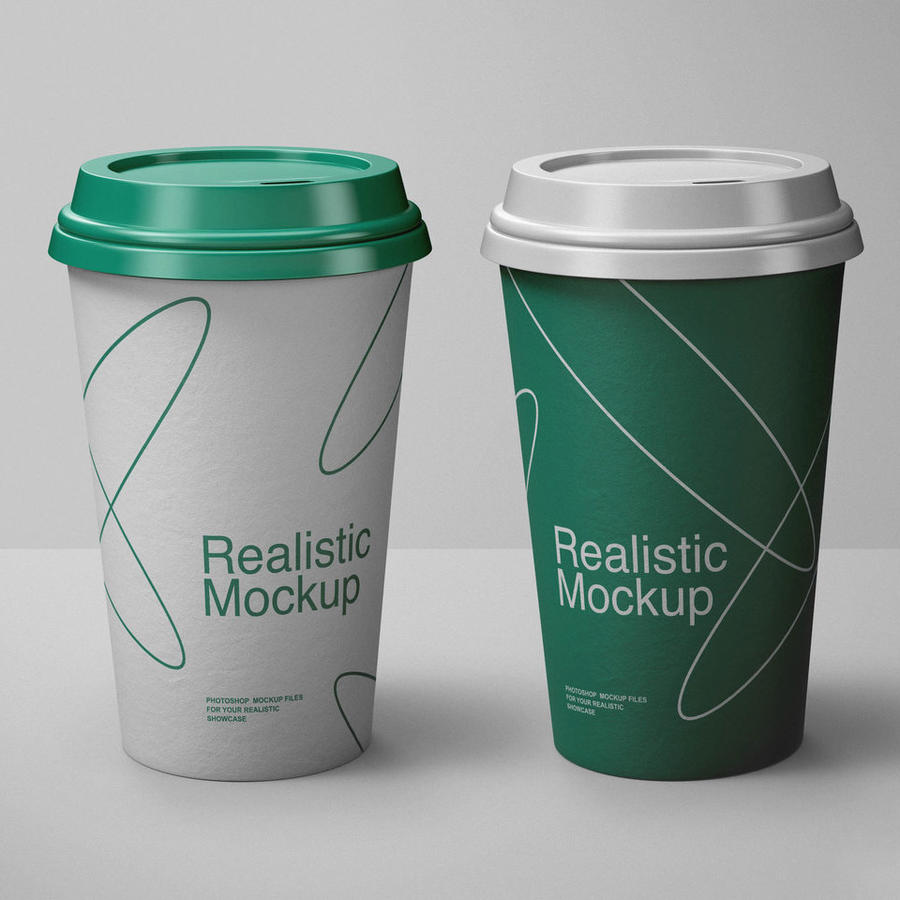 一次性纸咖啡杯样机