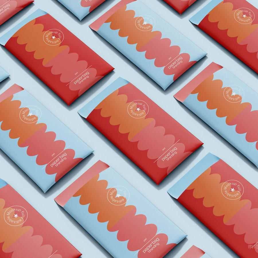 纸袋食品包装样机