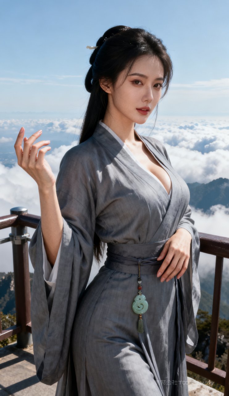 美艳丰腴汉服古风女性性感摄影美女
