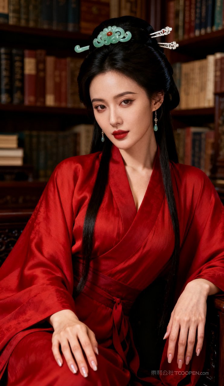 古风大胸国风美艳性感美女妩媚汉服少女