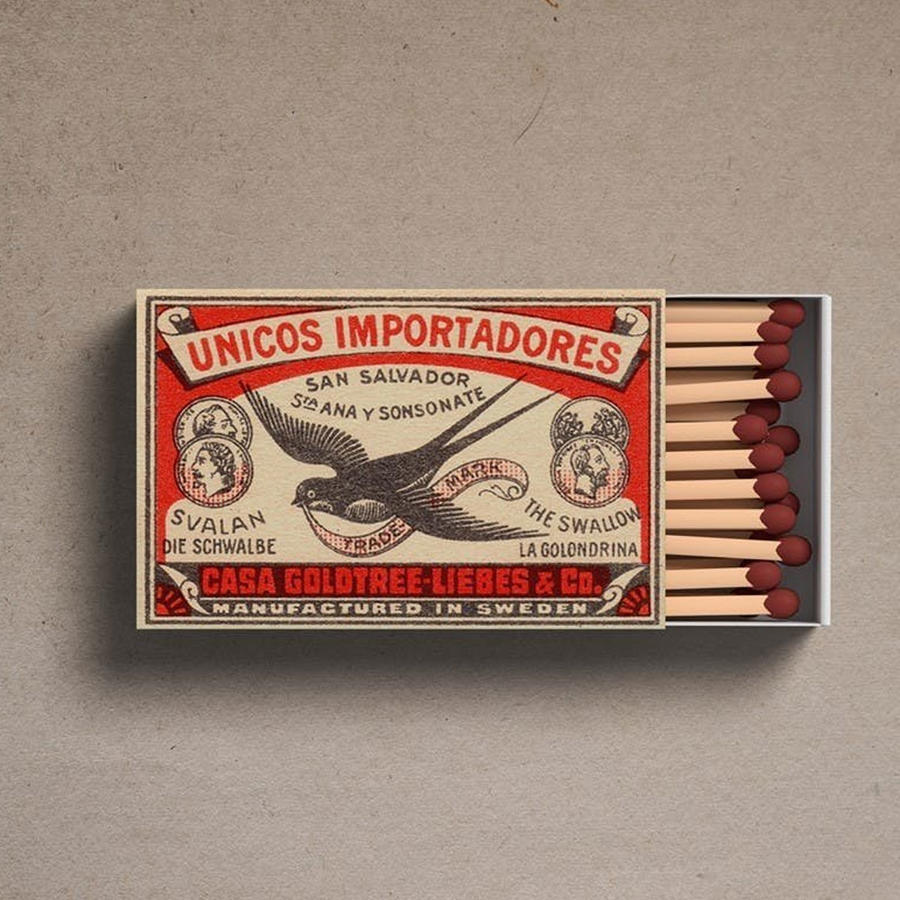 火柴盒图案样机