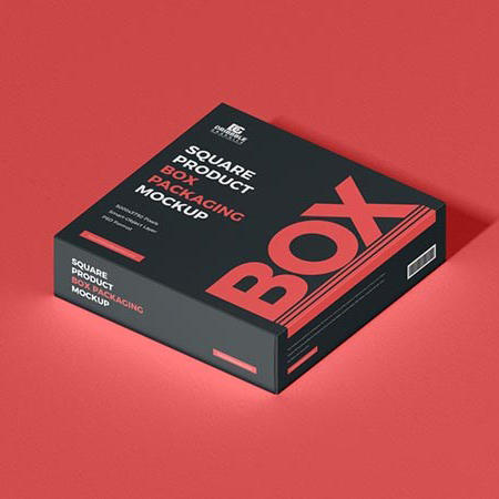方形产品盒包装样机