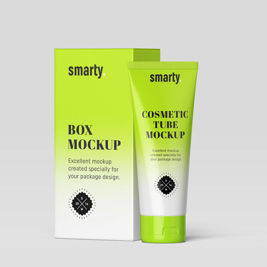 化妆品洗面奶包装样机