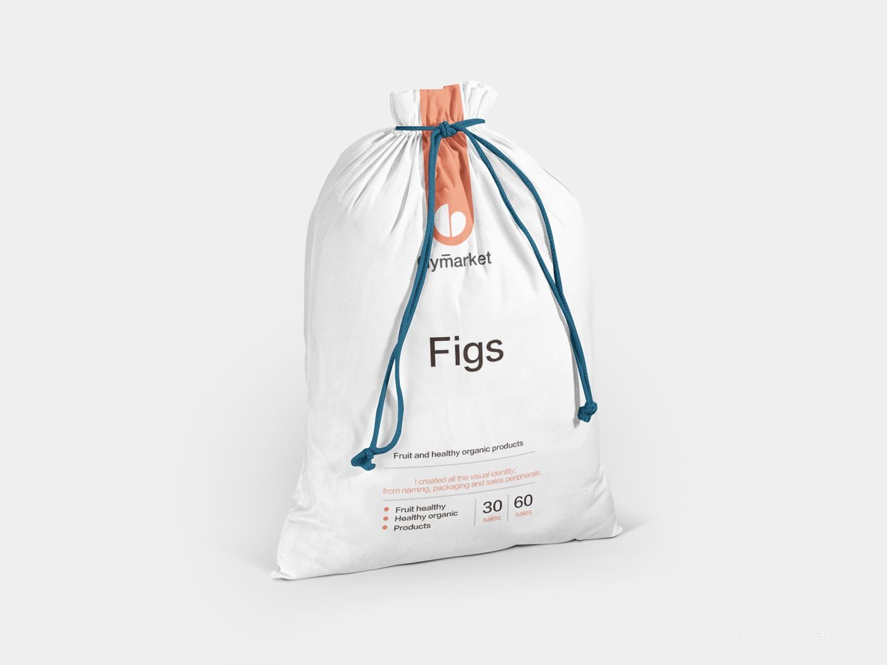 食品布袋包装样机模板