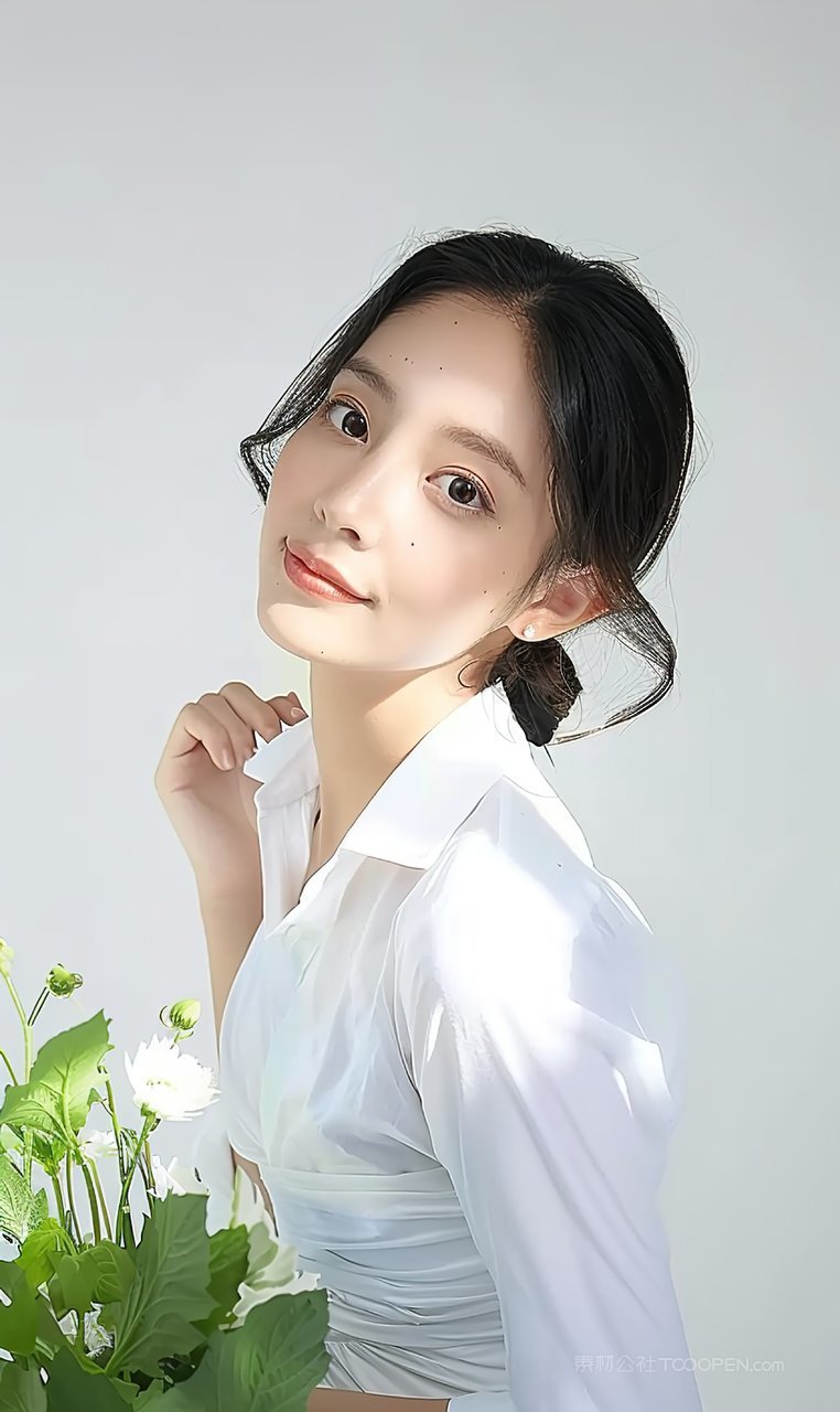 彩妆青春女性气质盛装美女活力美容