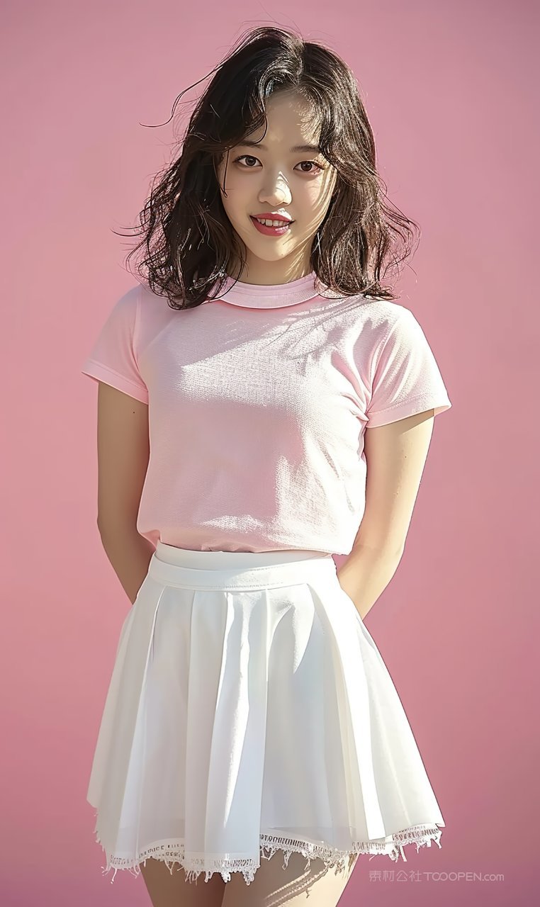 魅力美白美女清纯女性少女彩妆迷人