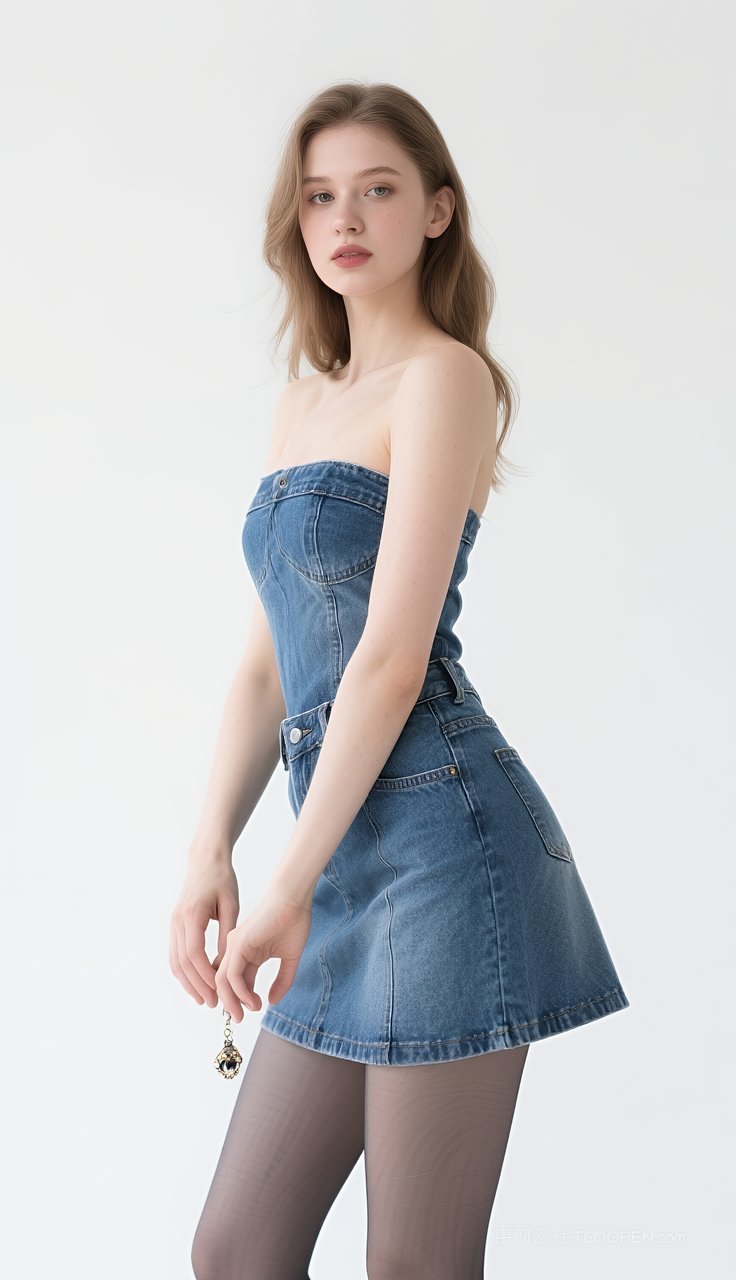 女性美女性感模特长腿丝袜欧美短裙