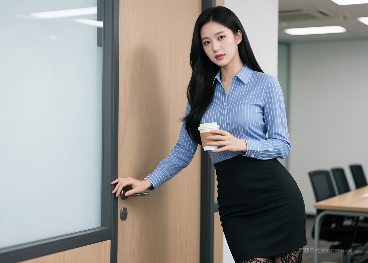 短裙丝袜女性美腿写真美女职业性感模特