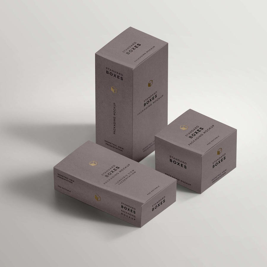 产品纸盒包装样机