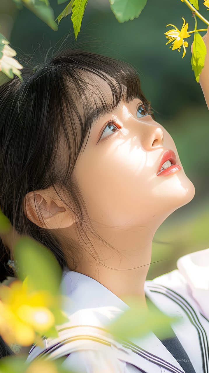 甜美少女写真模特年轻年轻清纯美女