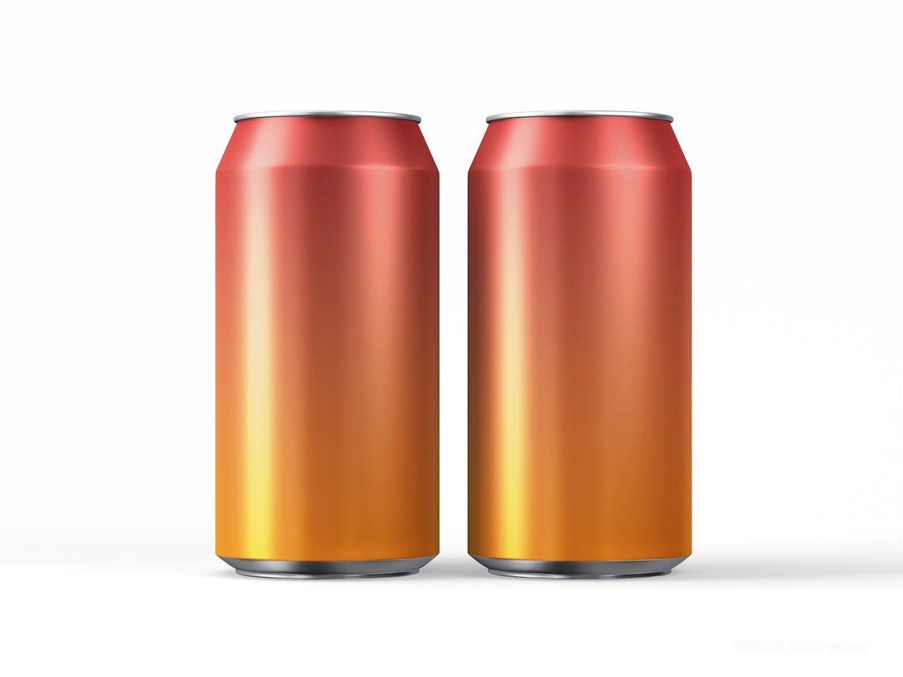 饮料汽水罐样机