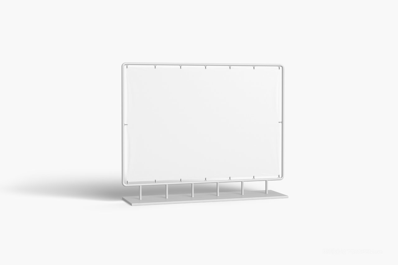 【2151期】蛇年户外广告牌展架海报样机 (8)