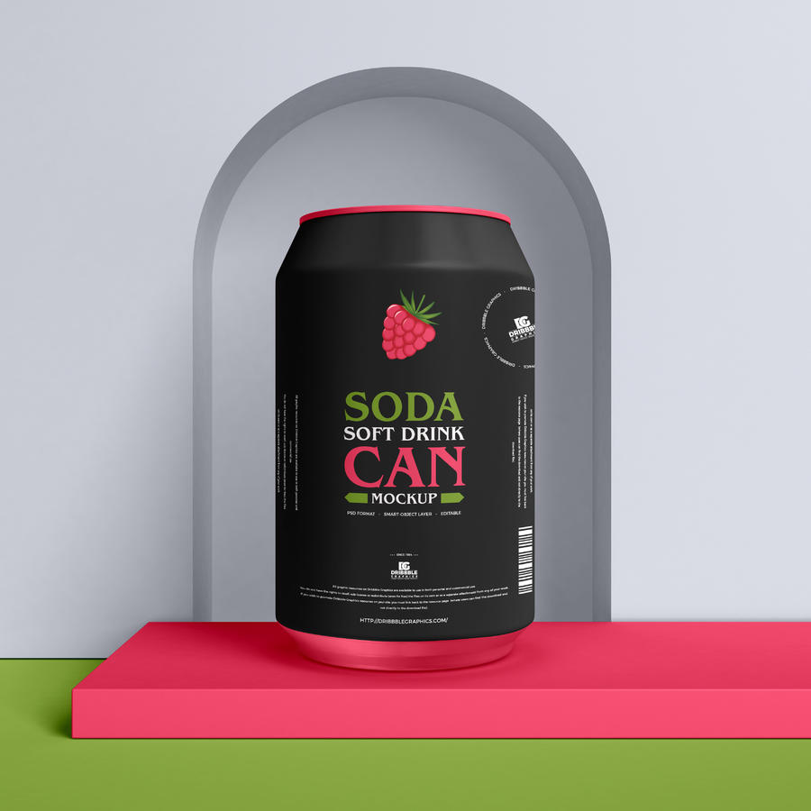 苏打饮料罐样机