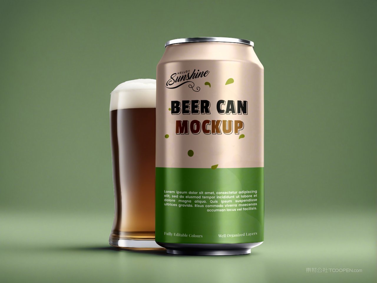 易拉罐饮料罐样机