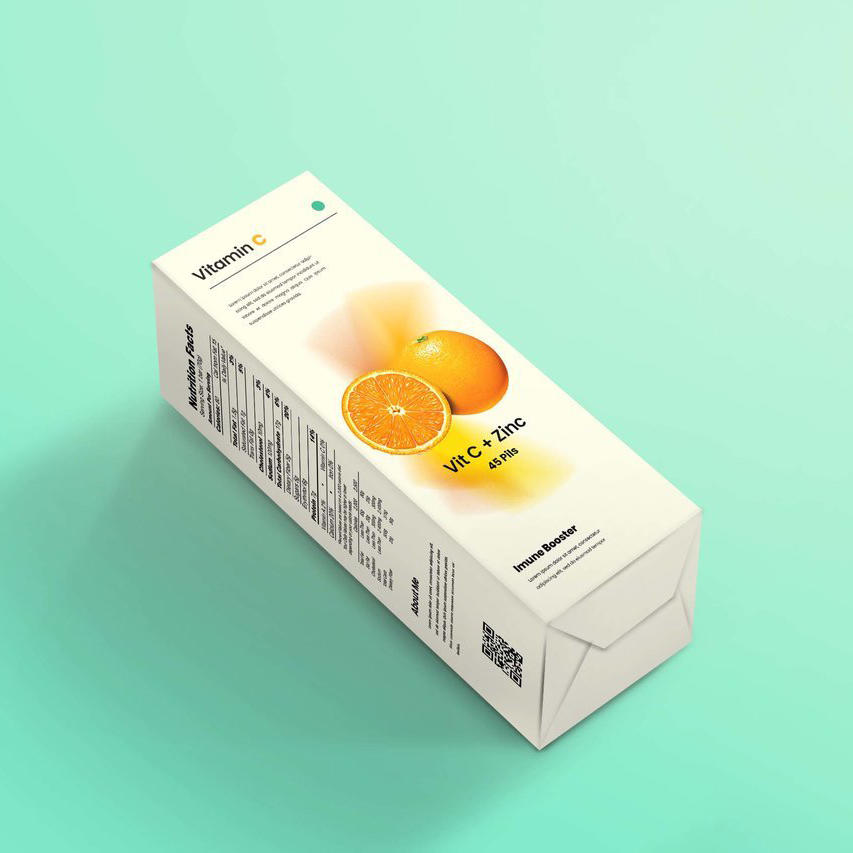 产品包装纸盒设计样机