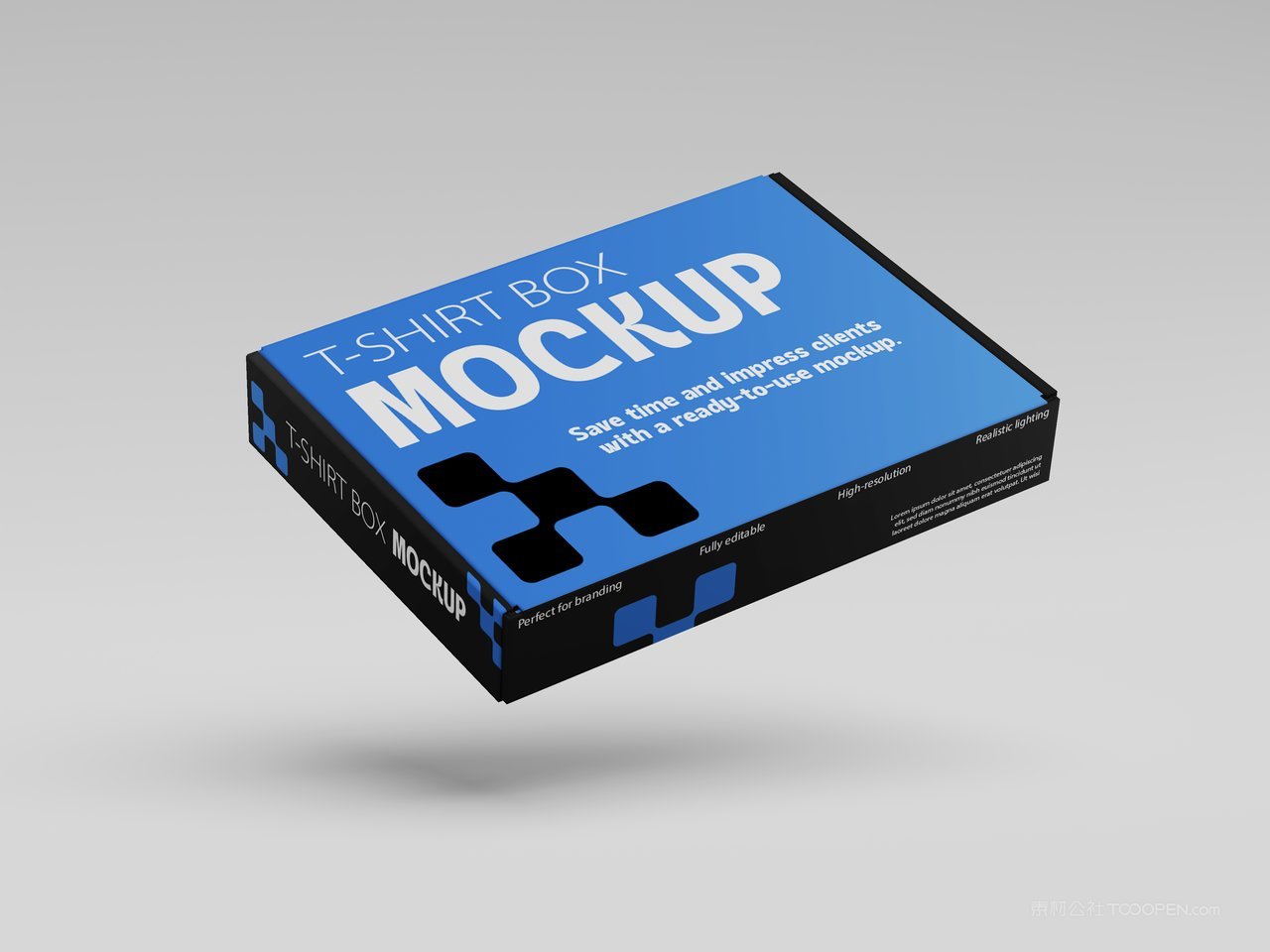 产品包装盒样机