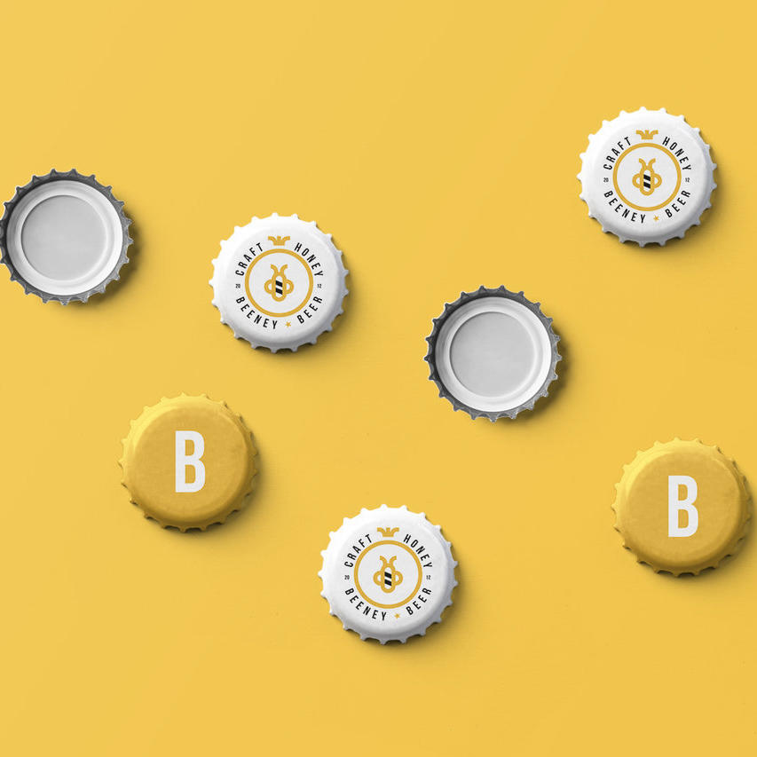 酒瓶盖啤酒盖模型PSD贴图样机