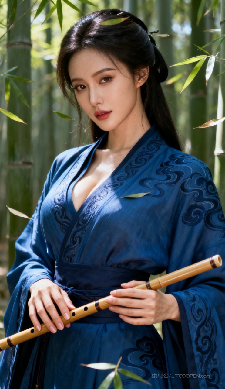 性感古风美女写真汉服丰腴美艳女性