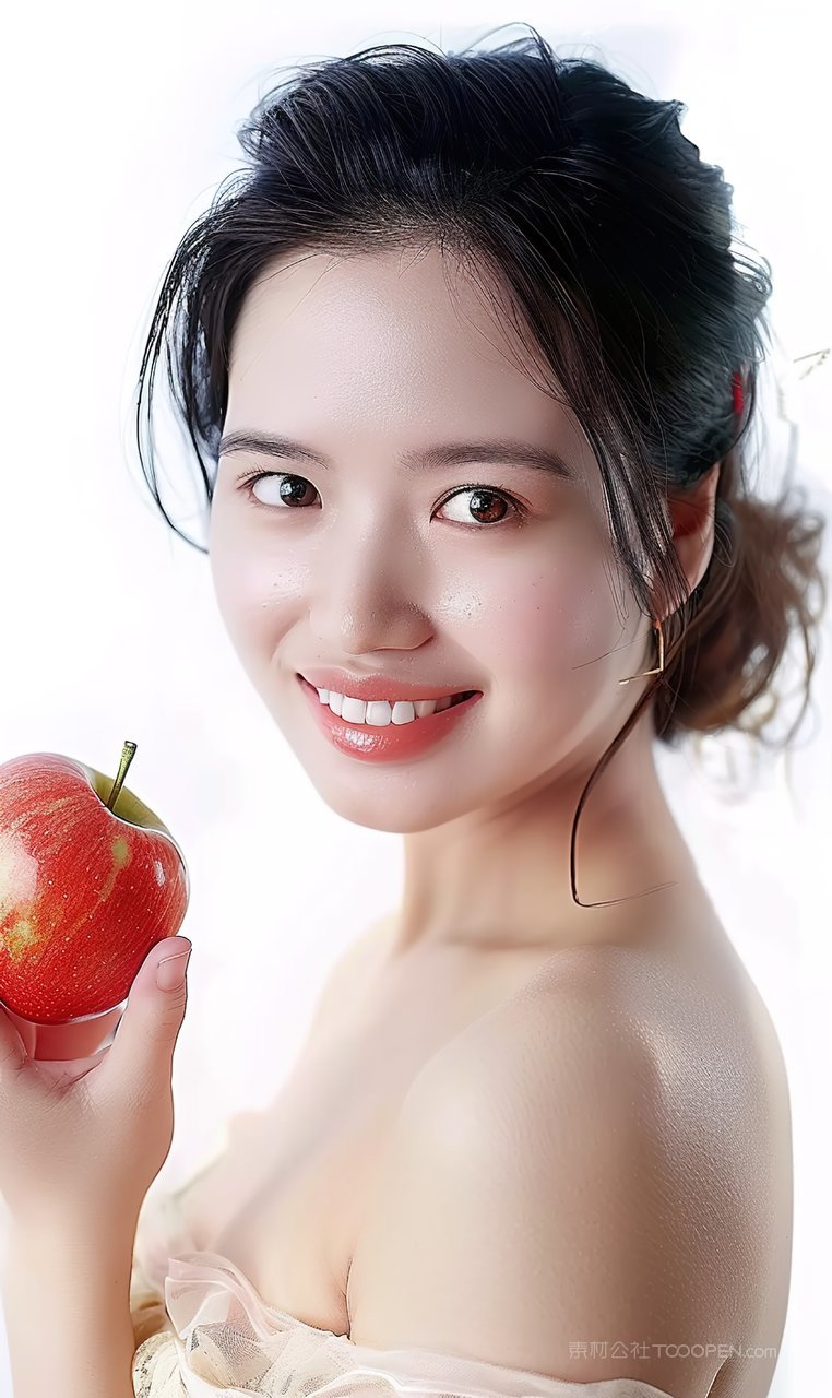 女性美白清纯迷人魅力美女彩妆少女