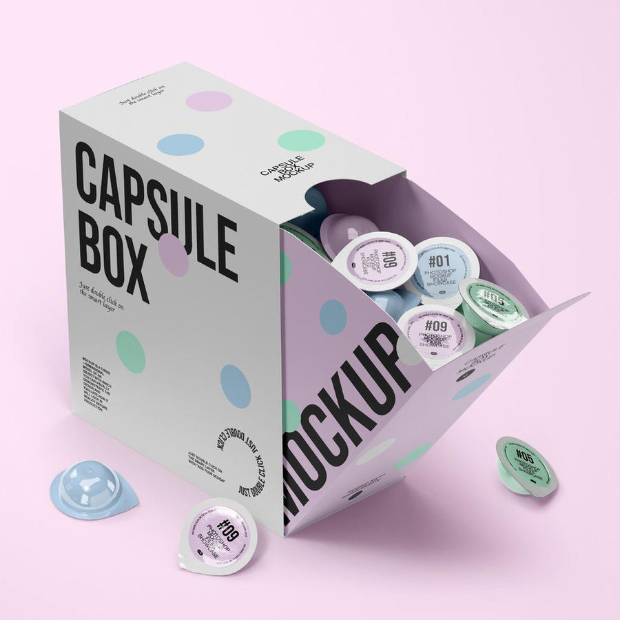 胶囊产品盒样机