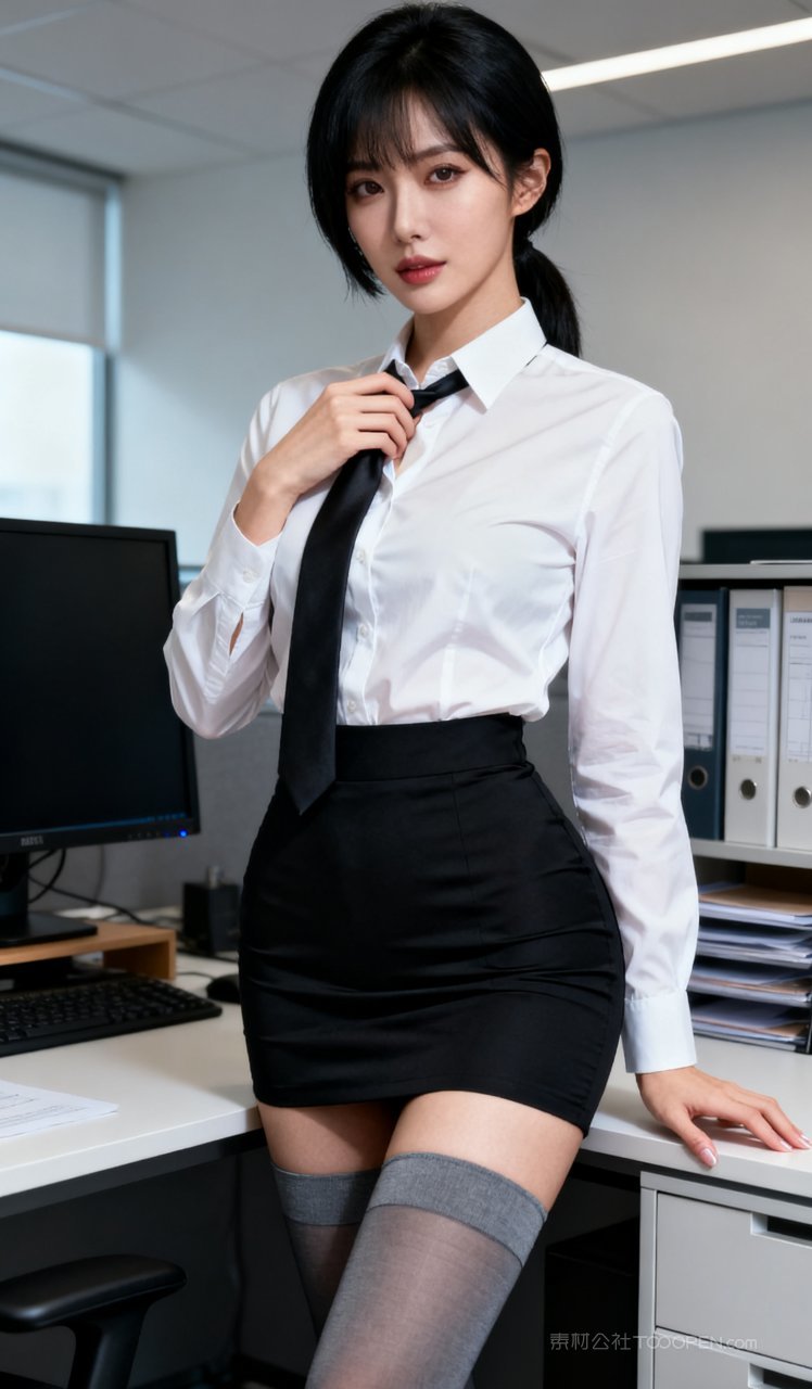 少女性感丝袜气质时尚短裙美女