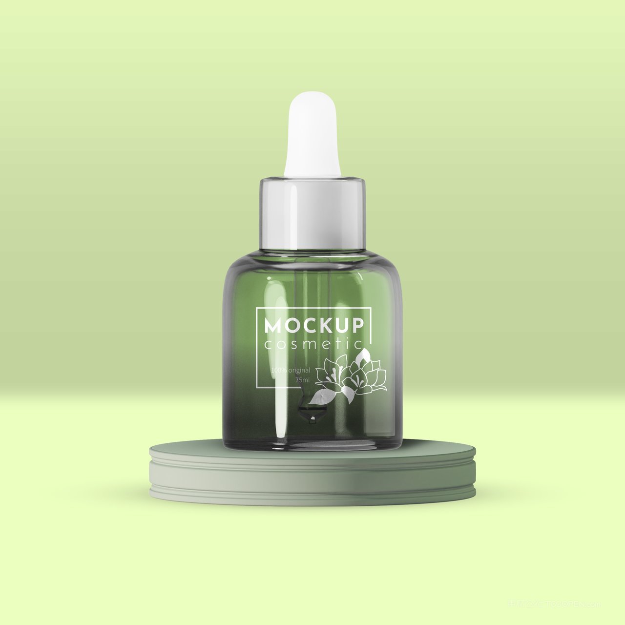 杀蚊液玻璃瓶包装样机