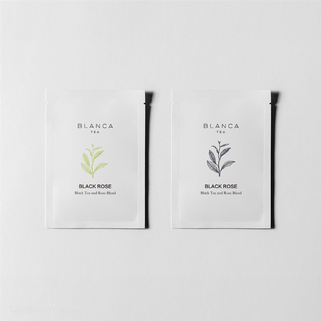 茶叶包装袋设计样机模板