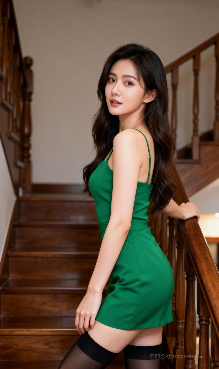 女性气质性感丝袜长腿美女写真短裙